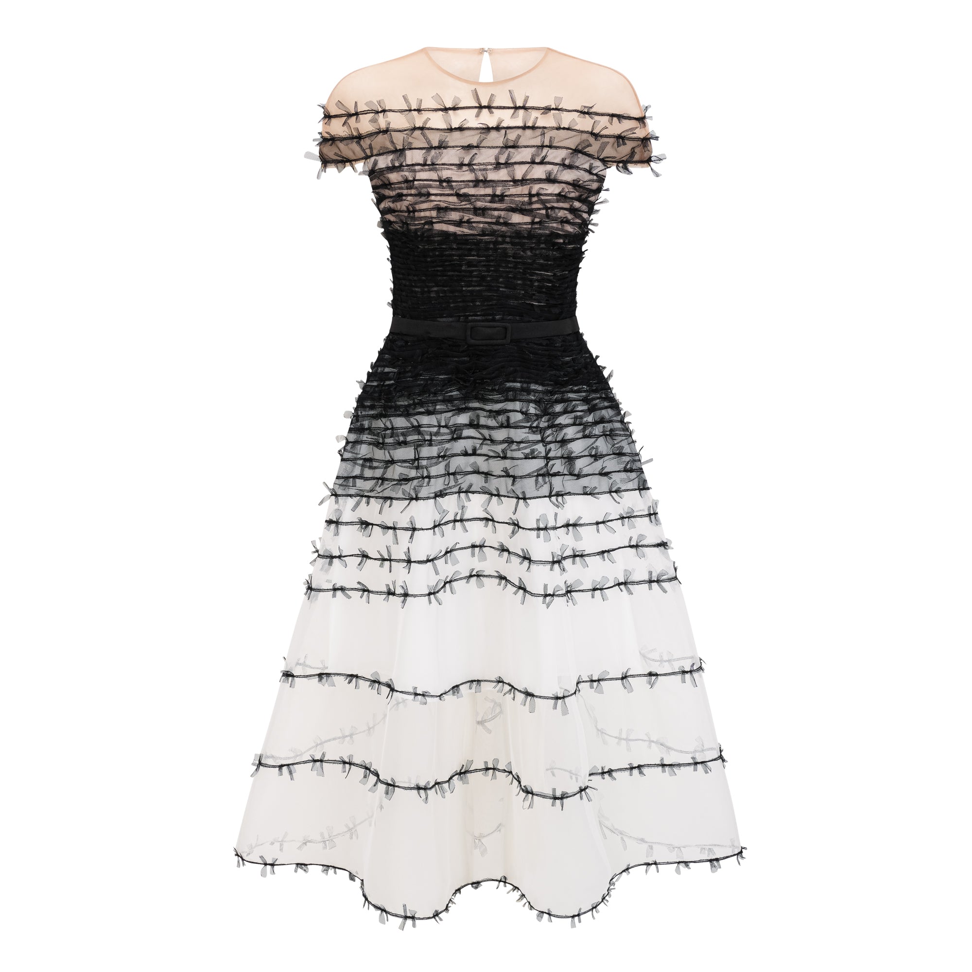 فستان ميدي من التول بألوان متباينة من Eléonore