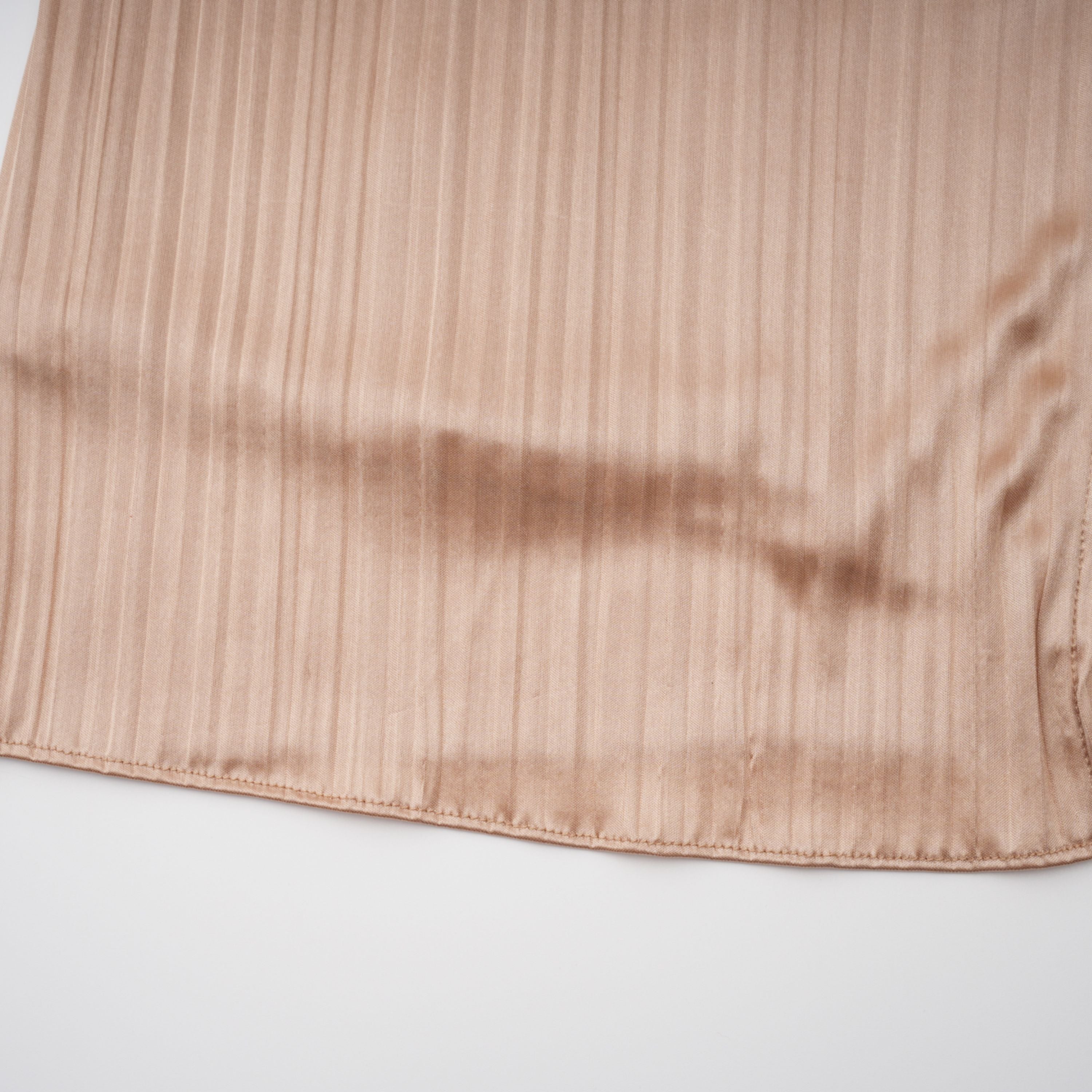 فستان ماكسي كورسيه لامع مطوي من Nicoletta Gold