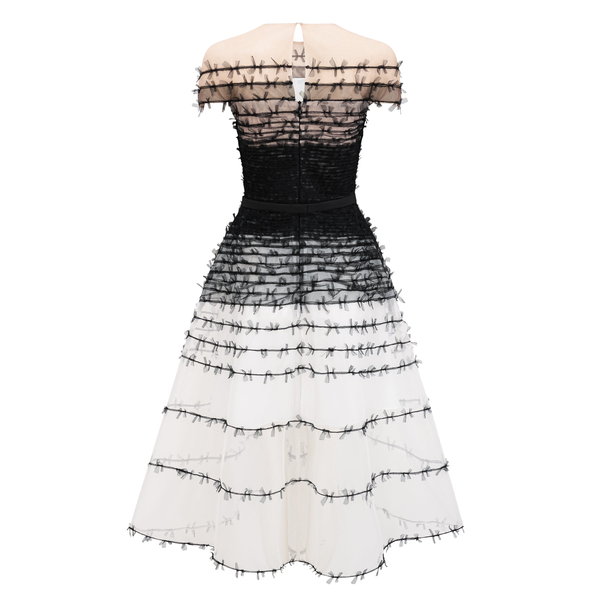 فستان ميدي من التول بألوان متباينة من Eléonore